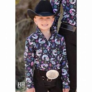 NWT Hobby Horse Clothing Company Girl's Sugar Show Blouse